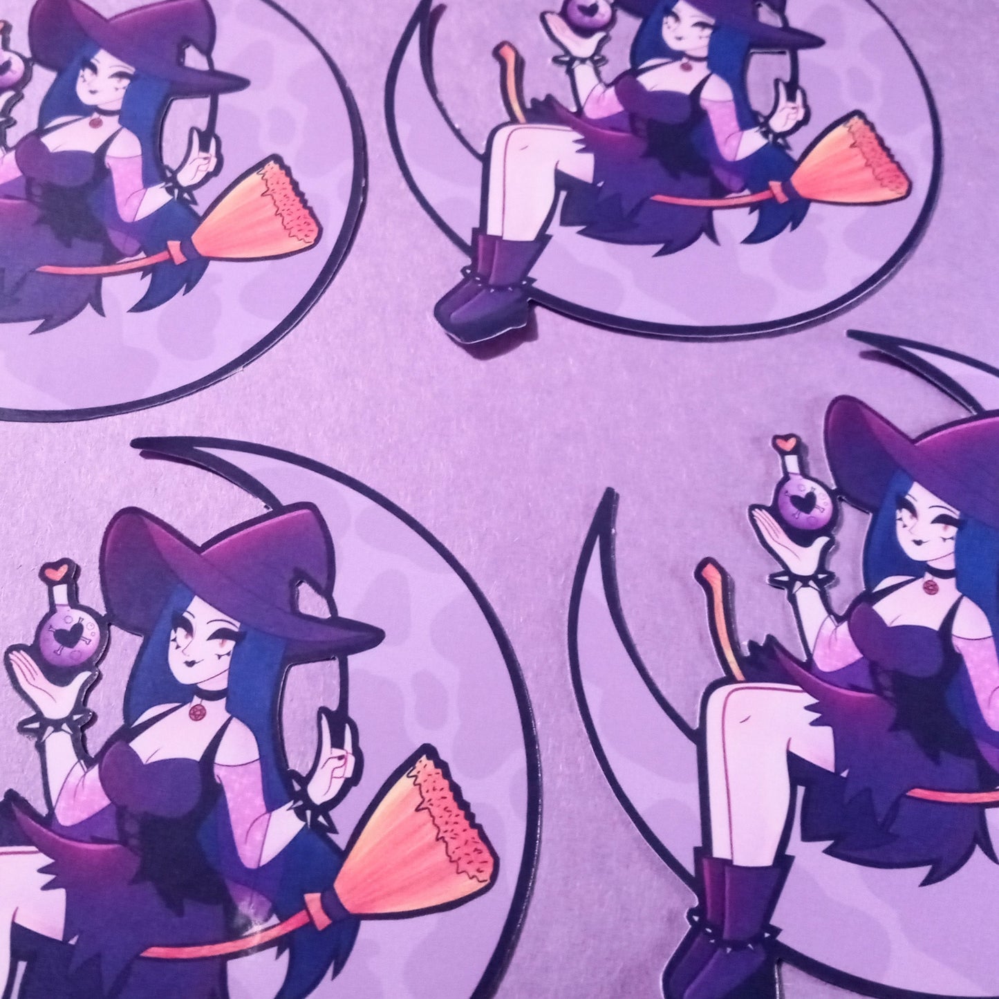 Witch Sticker vinyl glossy