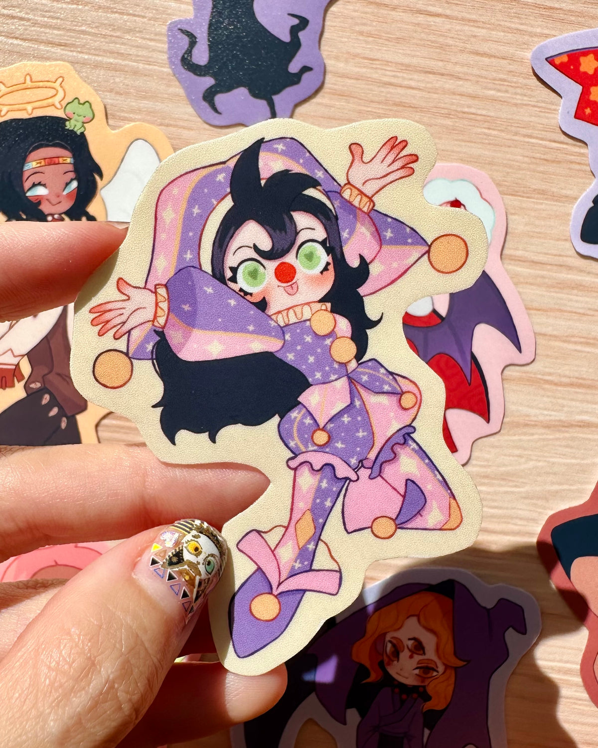 Original Characters vinyl sticker set!🎃