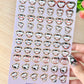 Cow Karen Emoji Clear vinyl Sticker sheet! - cute kawaii stickers