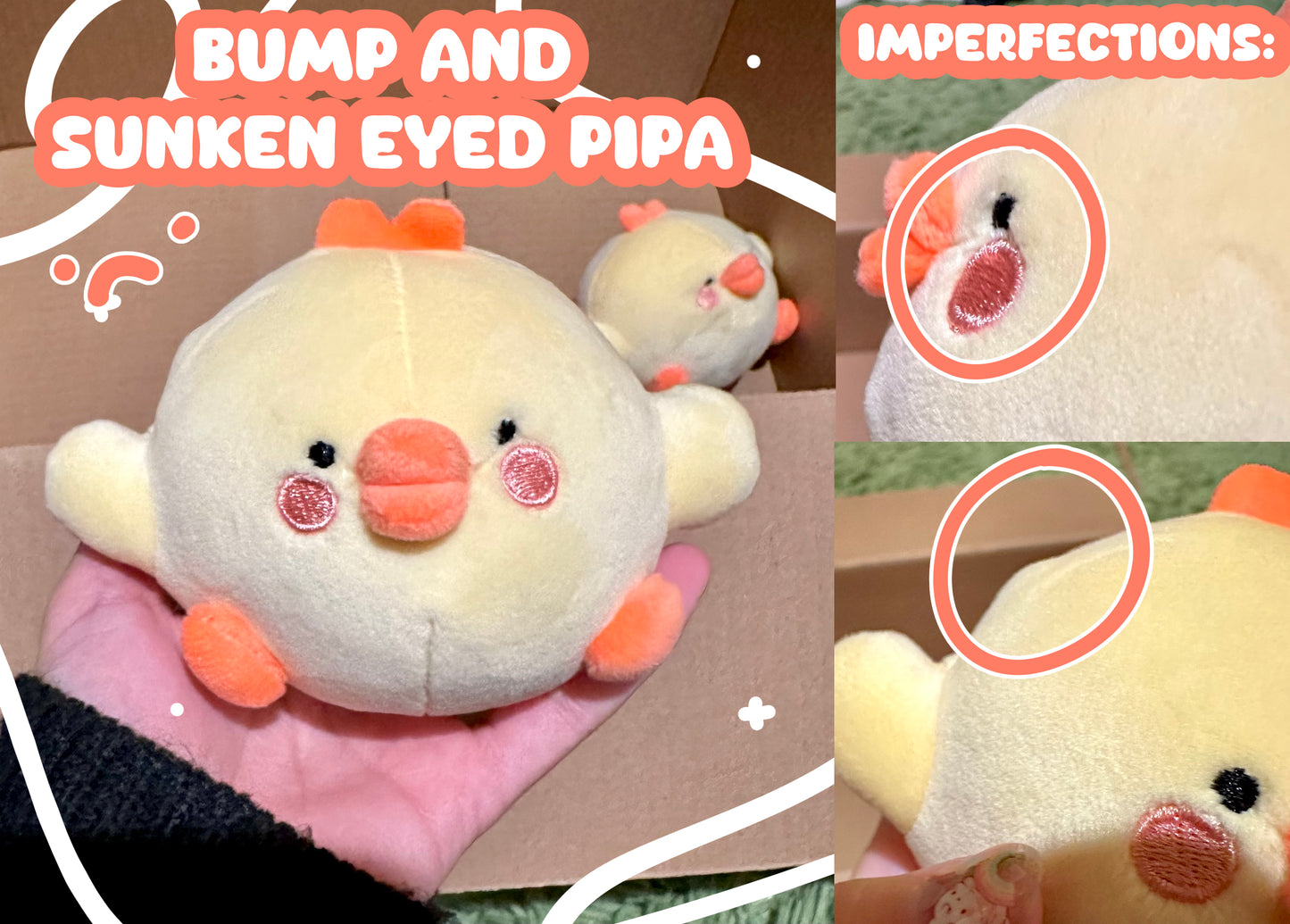 💛 B GRADE Pipa Plushies! :C 💛