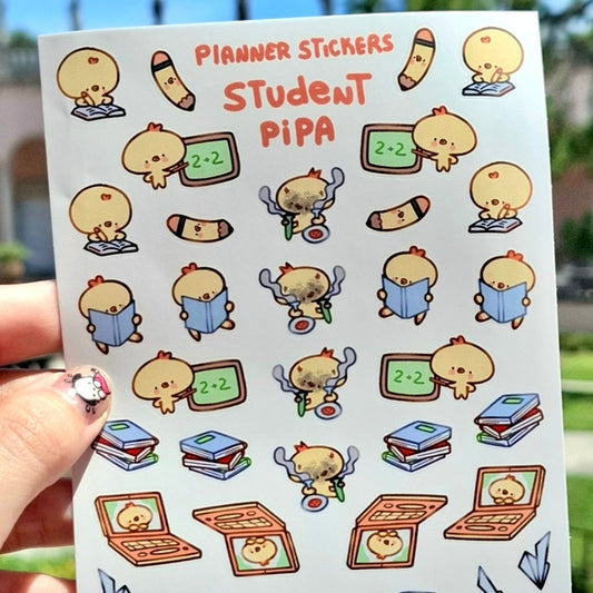 Student Pipa 📚 Planner Sticker Sheet