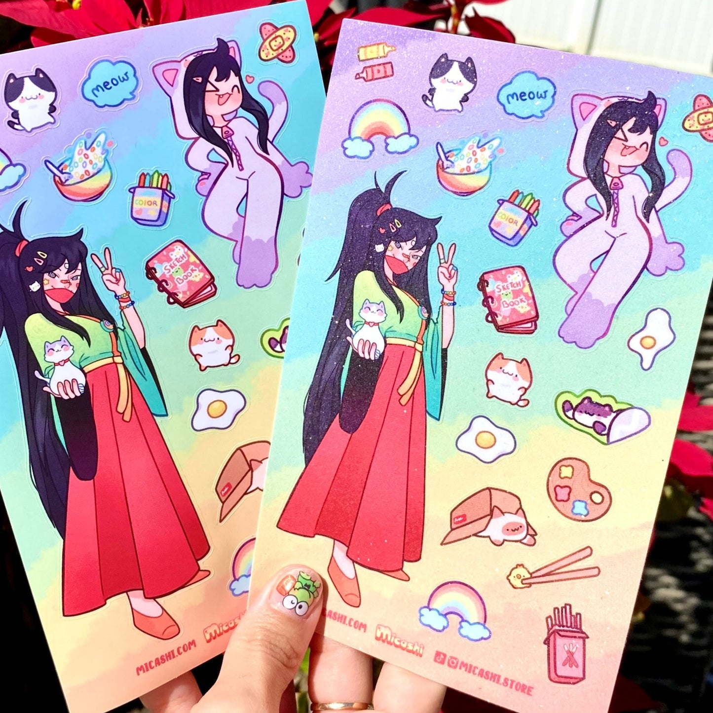 Kawaiicore! 💖 Miori Sticker sheet!