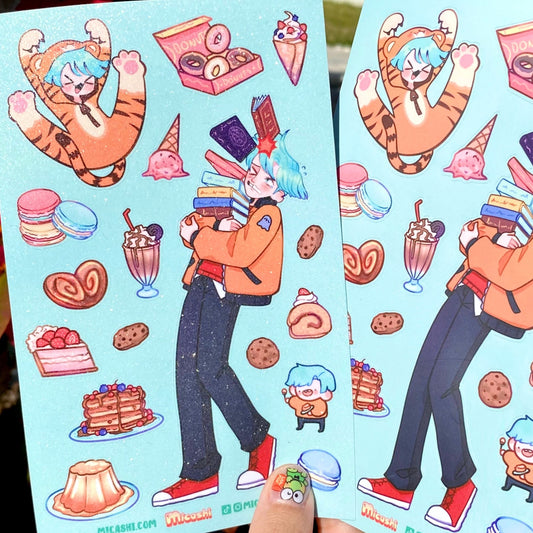 Candycore ! 🍰 Soushin Sticker sheet!