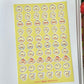 Pipa Emoji Clear vinyl Sticker sheet! - cute kawaii stickers