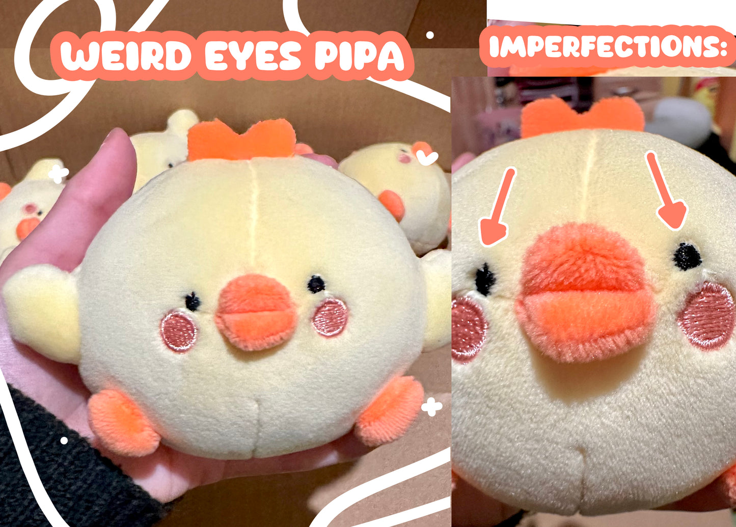 💛 B GRADE Pipa Plushies! :C 💛