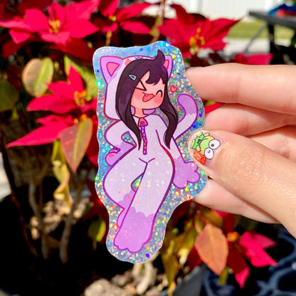 Cat Miori holographic stickers!