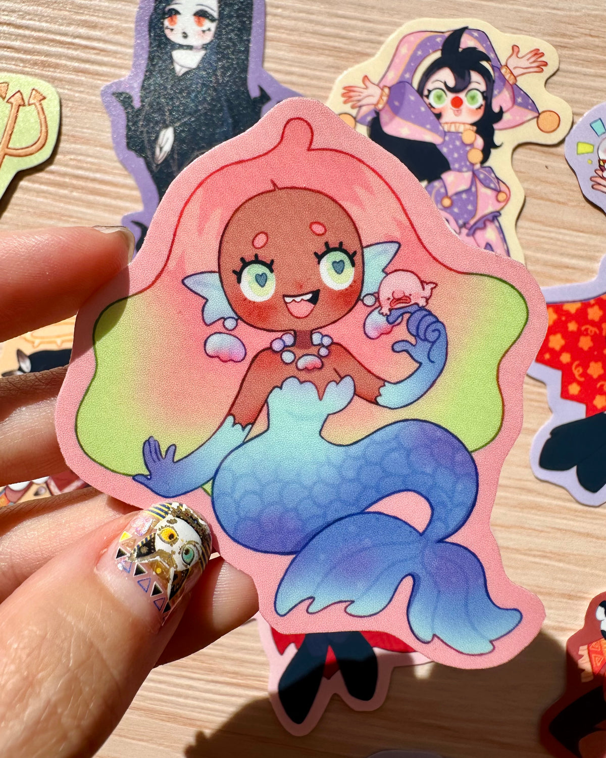 Original Characters vinyl sticker set!🎃