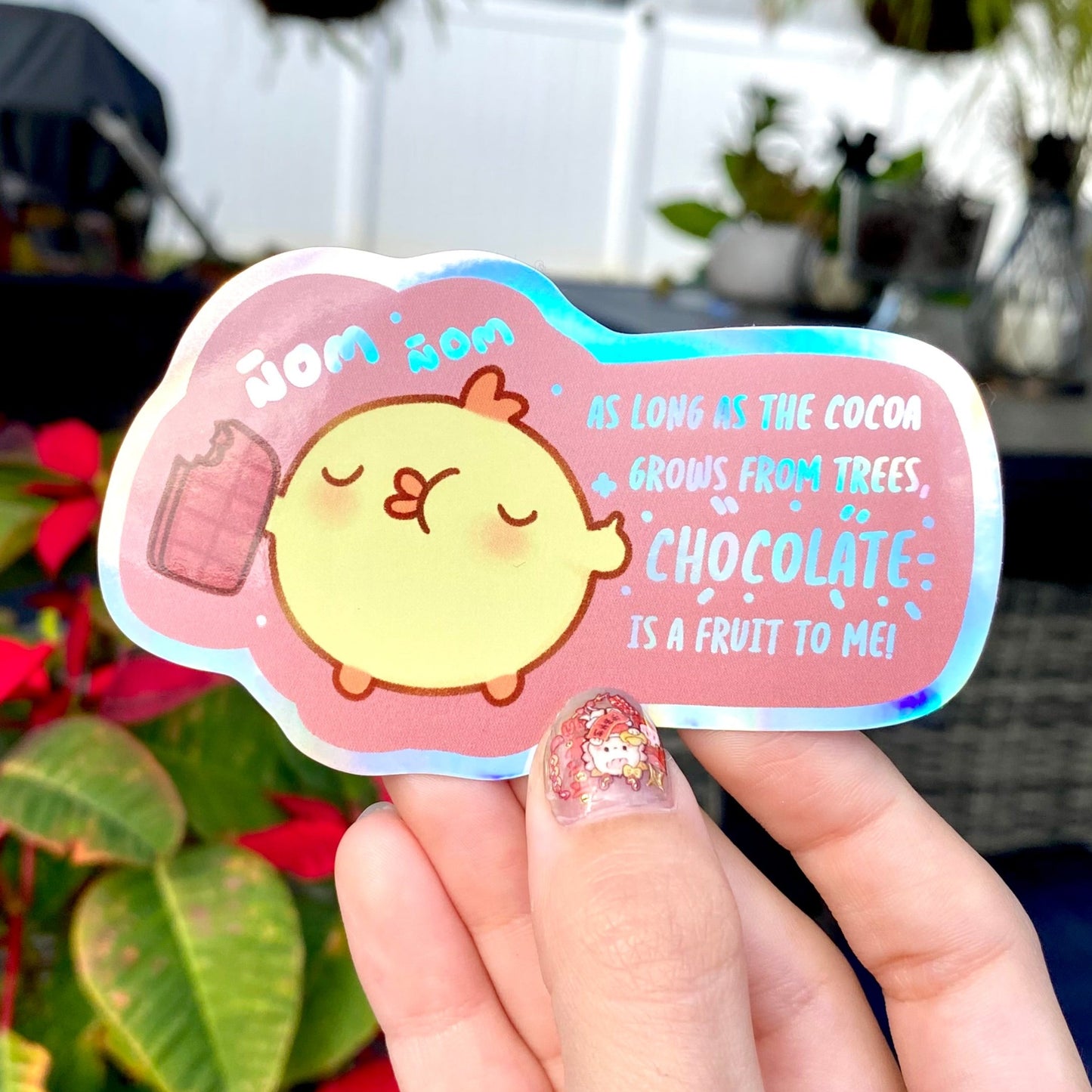 ChocoPipa  - Funny Holo Pipa Sticker