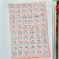 Bunny Pipin Clear vinyl Sticker sheet! - cute kawaii stickers