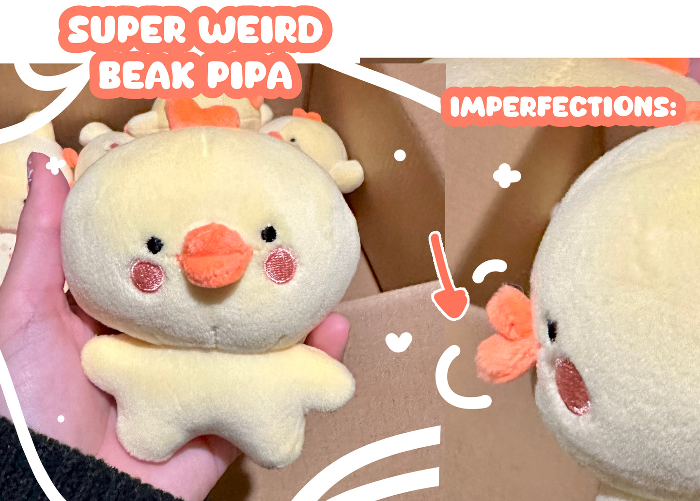 💛 B GRADE Pipa Plushies! :C 💛