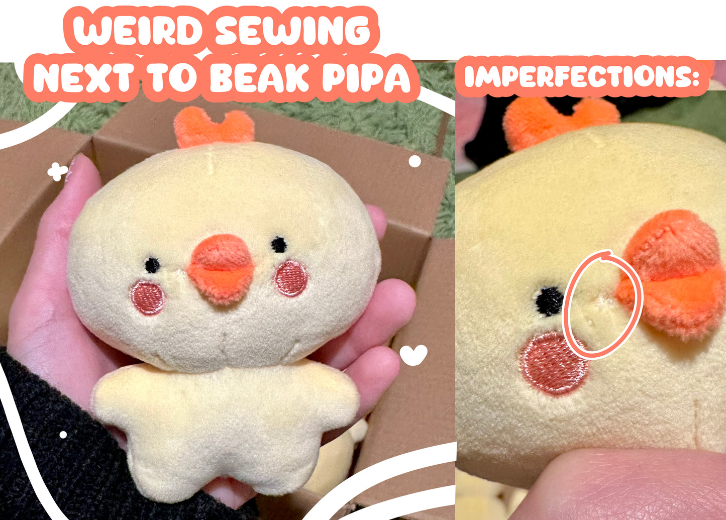 💛 B GRADE Pipa Plushies! :C 💛