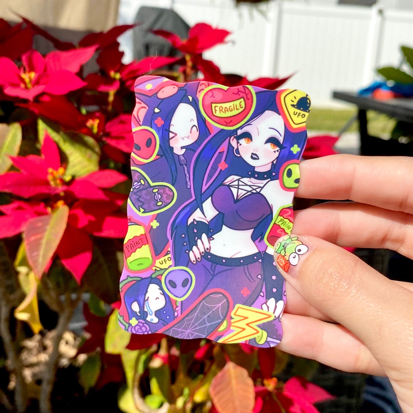 Bat Micaela holographic Stickers!