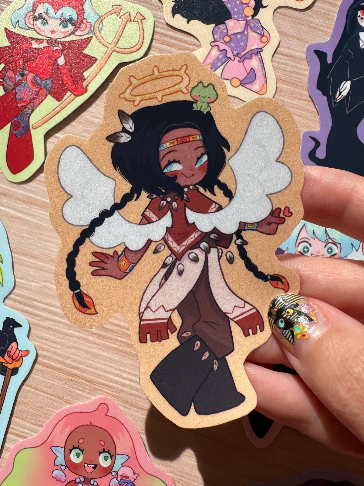 Original Characters vinyl sticker set!🎃