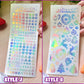 Deco Holographic Stickers Sheet (16 Styles options)