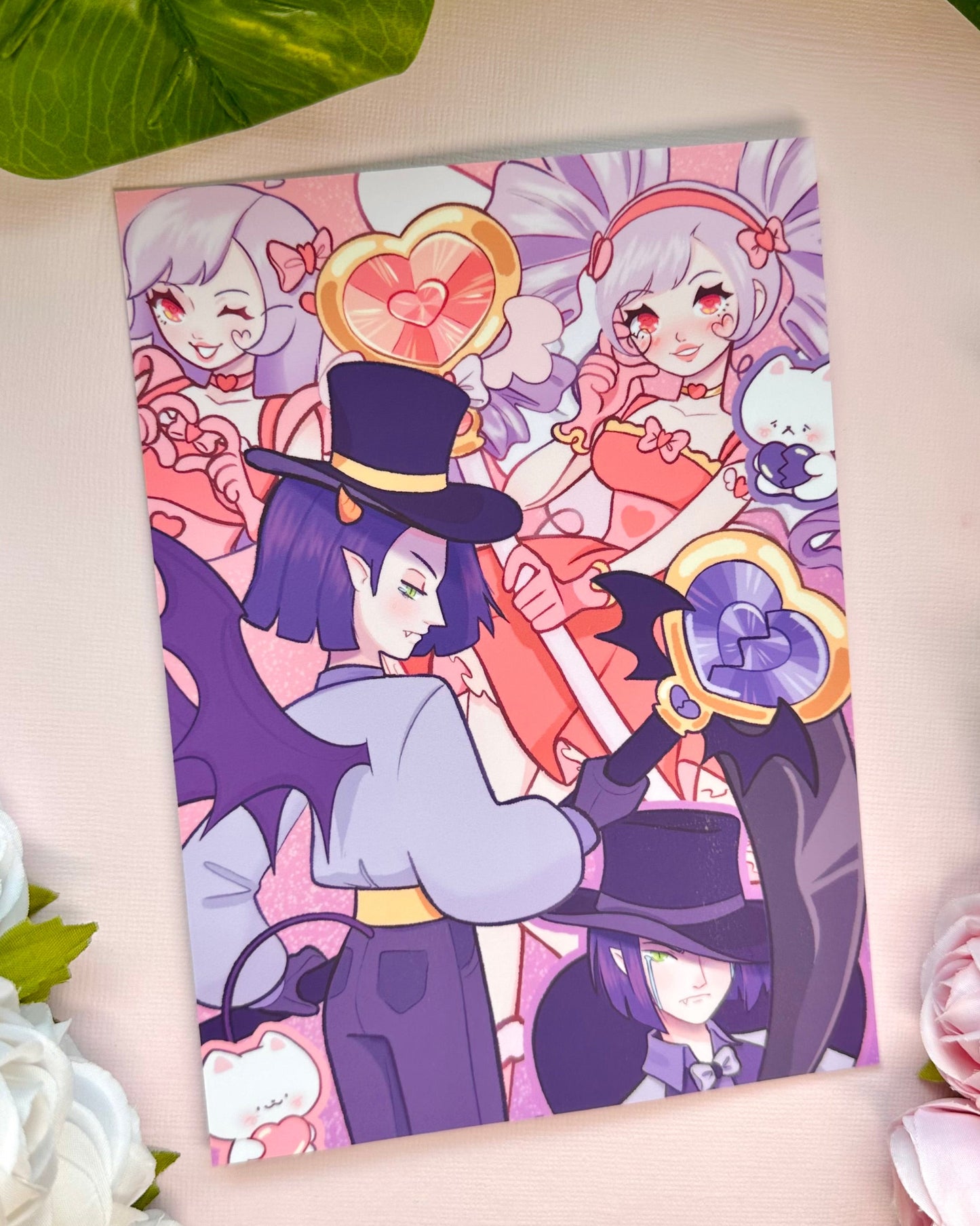 Valentine's day Cupids V.4 sticker sheets! 💗💔 Magical Girls V.4