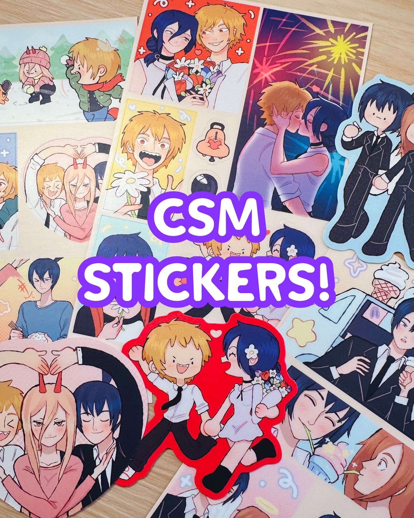 CSM Happy Ending Vinyl Stickers!