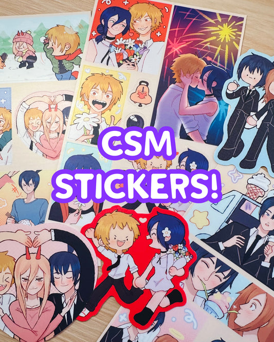 CSM Happy Ending Vinyl Stickers!