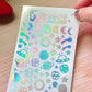 Space Universe Holographic stickers sheet