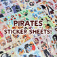 Pirates vinyl sticker sheets! :D
