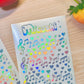 Music Holographic Stickers Sheet