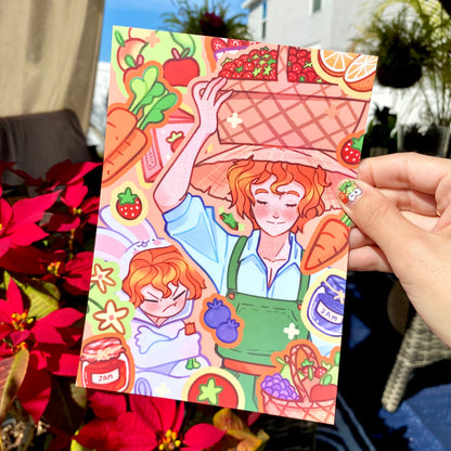 Farmcore Art Print! 🥕 Renji