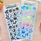 Spooky Magic Wtich Holographic Stickers Sheet