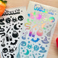 Spooky Magic Wtich Holographic Stickers Sheet