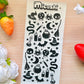 Spooky Magic Wtich Holographic Stickers Sheet