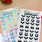 Bats Holographic Stickers Sheet
