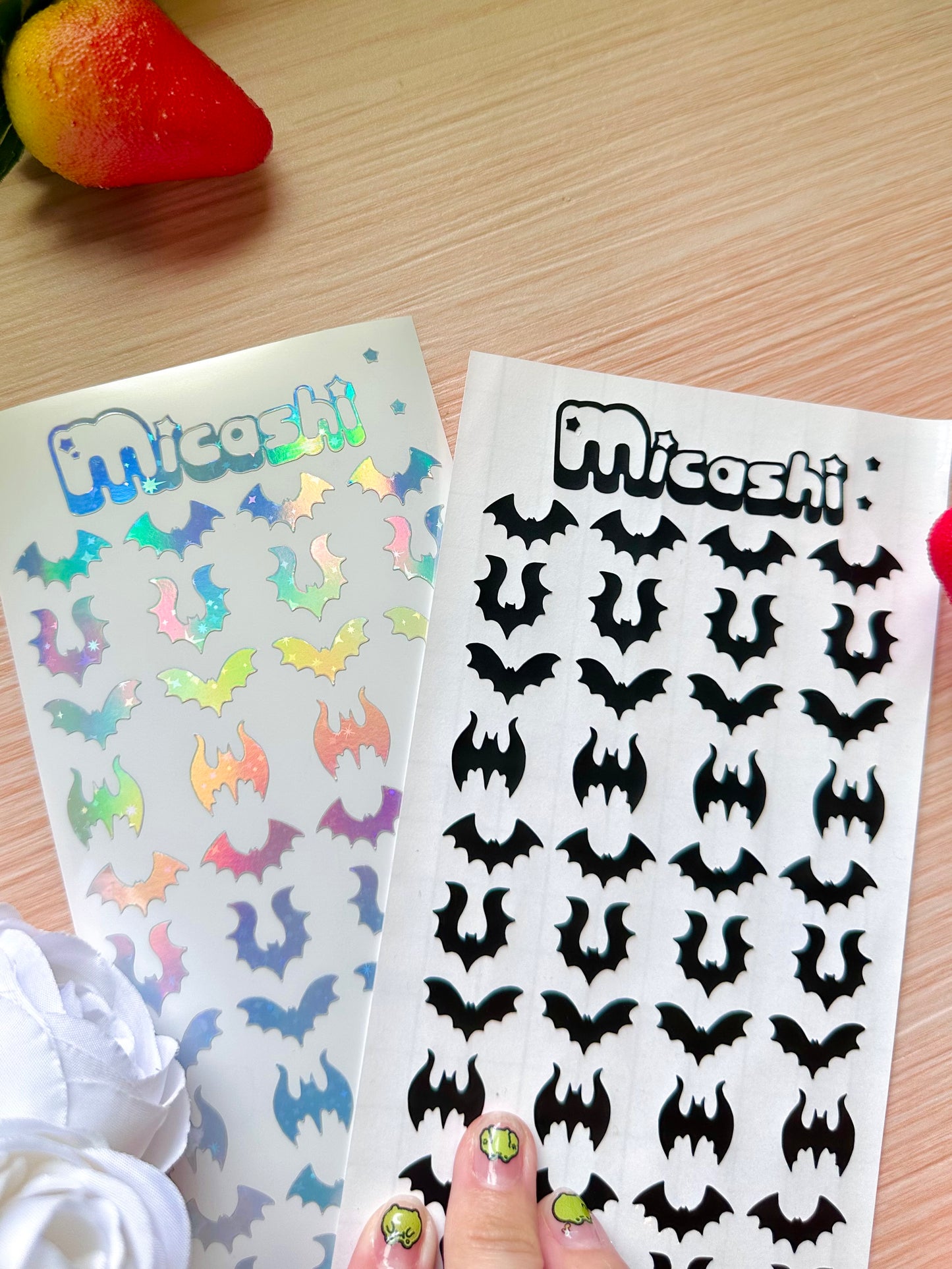 Bats Holographic Stickers Sheet