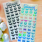 Bats Holographic Stickers Sheet