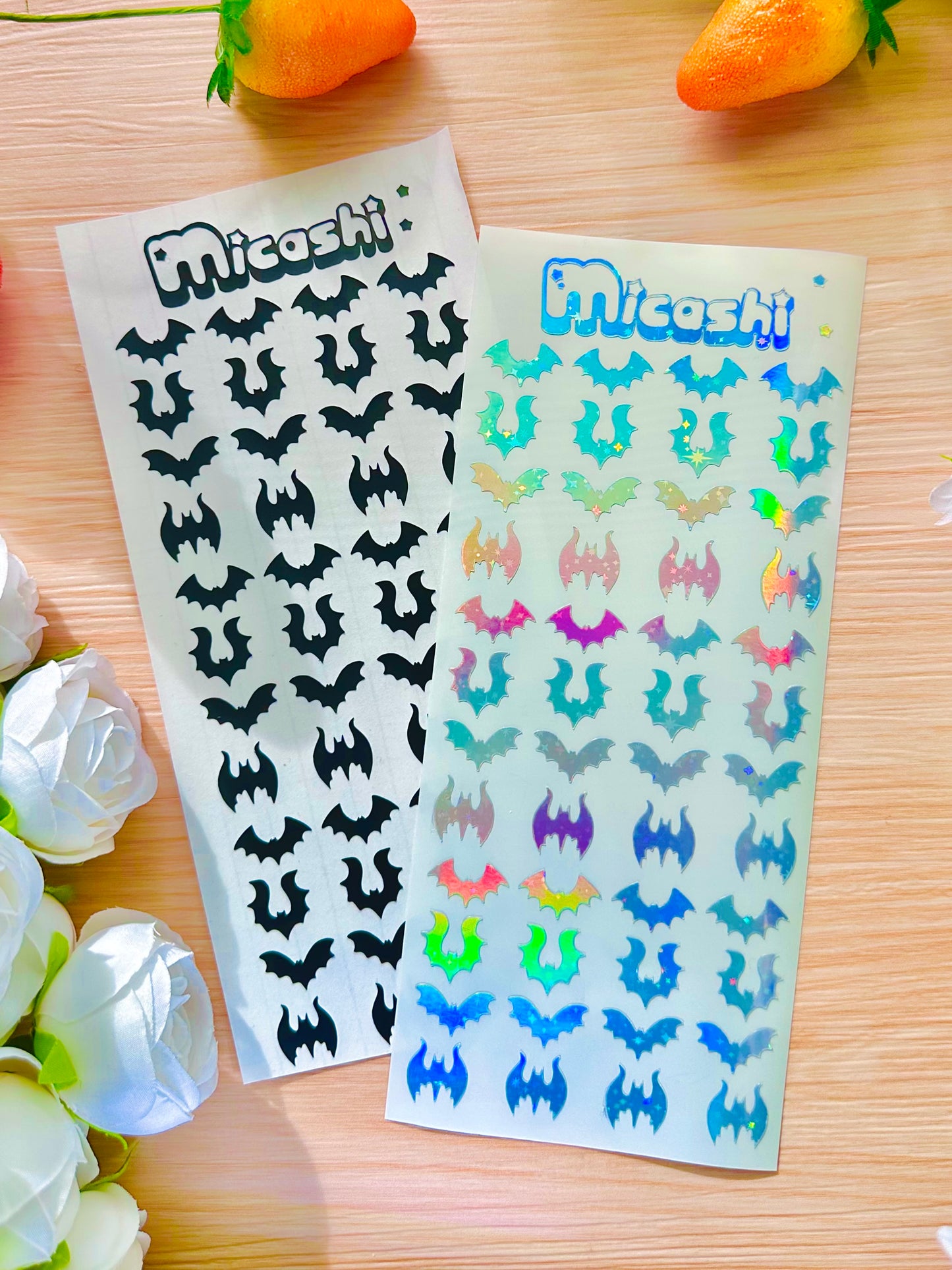Bats Holographic Stickers Sheet