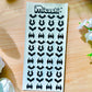 Bats Holographic Stickers Sheet