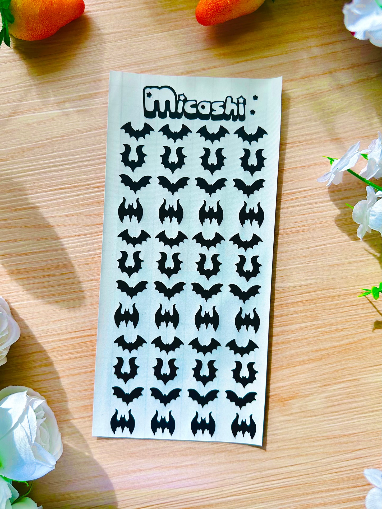 Bats Holographic Stickers Sheet