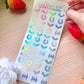Bats Holographic Stickers Sheet