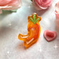 Carrot Boy Acrylic Pin 1.5"