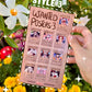 Silly Wanted Posters sticker Sheet - Vinyl Waterproof