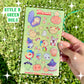 Spooky Pipa Friends Sticker sheets! - Halloween cute kawaii stickers