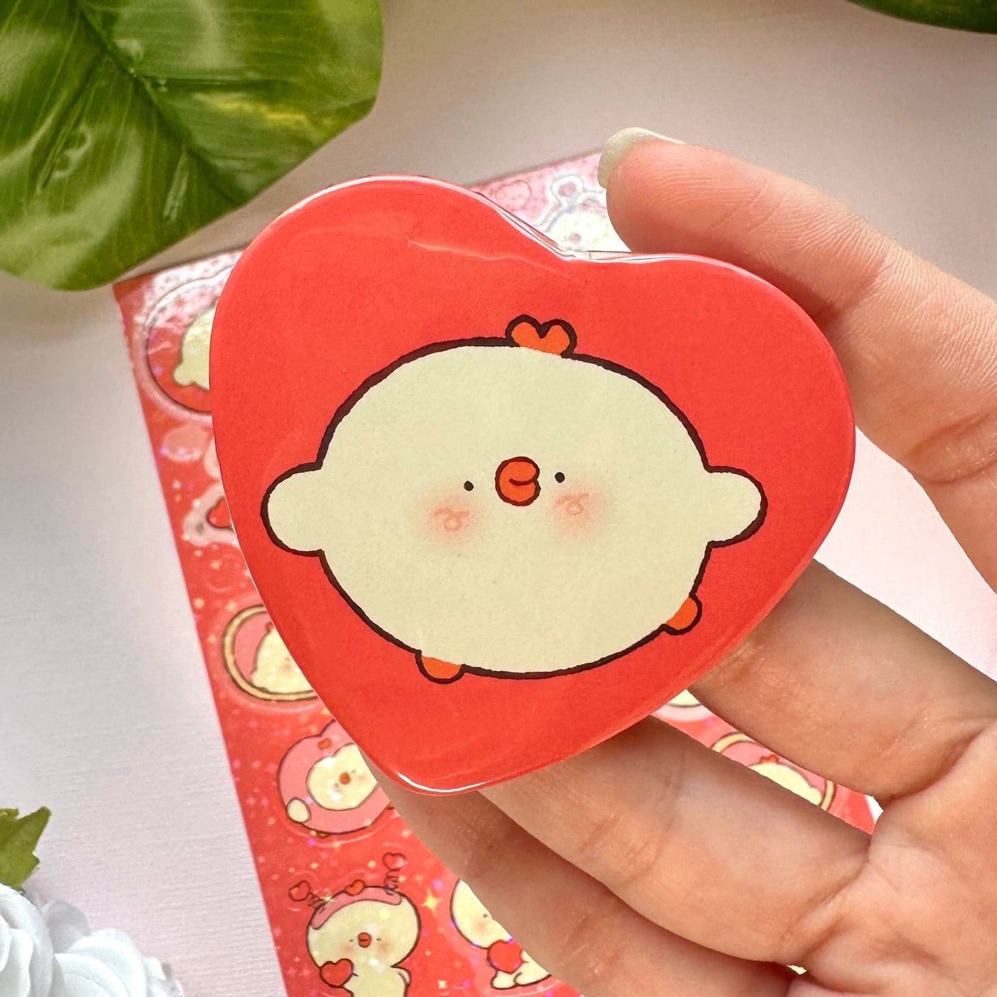 Pipa Love! Valentine's day Heart Button! 💗💔