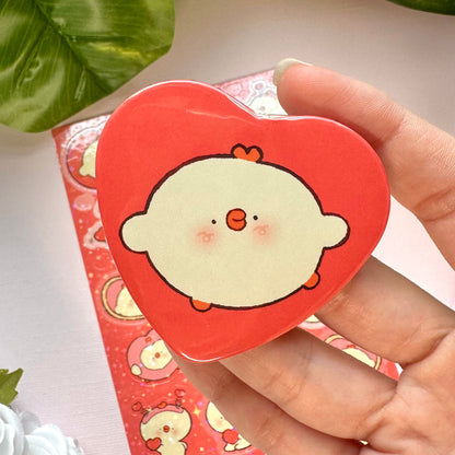 Pipa Love! Valentine's day Heart Button! 💗💔
