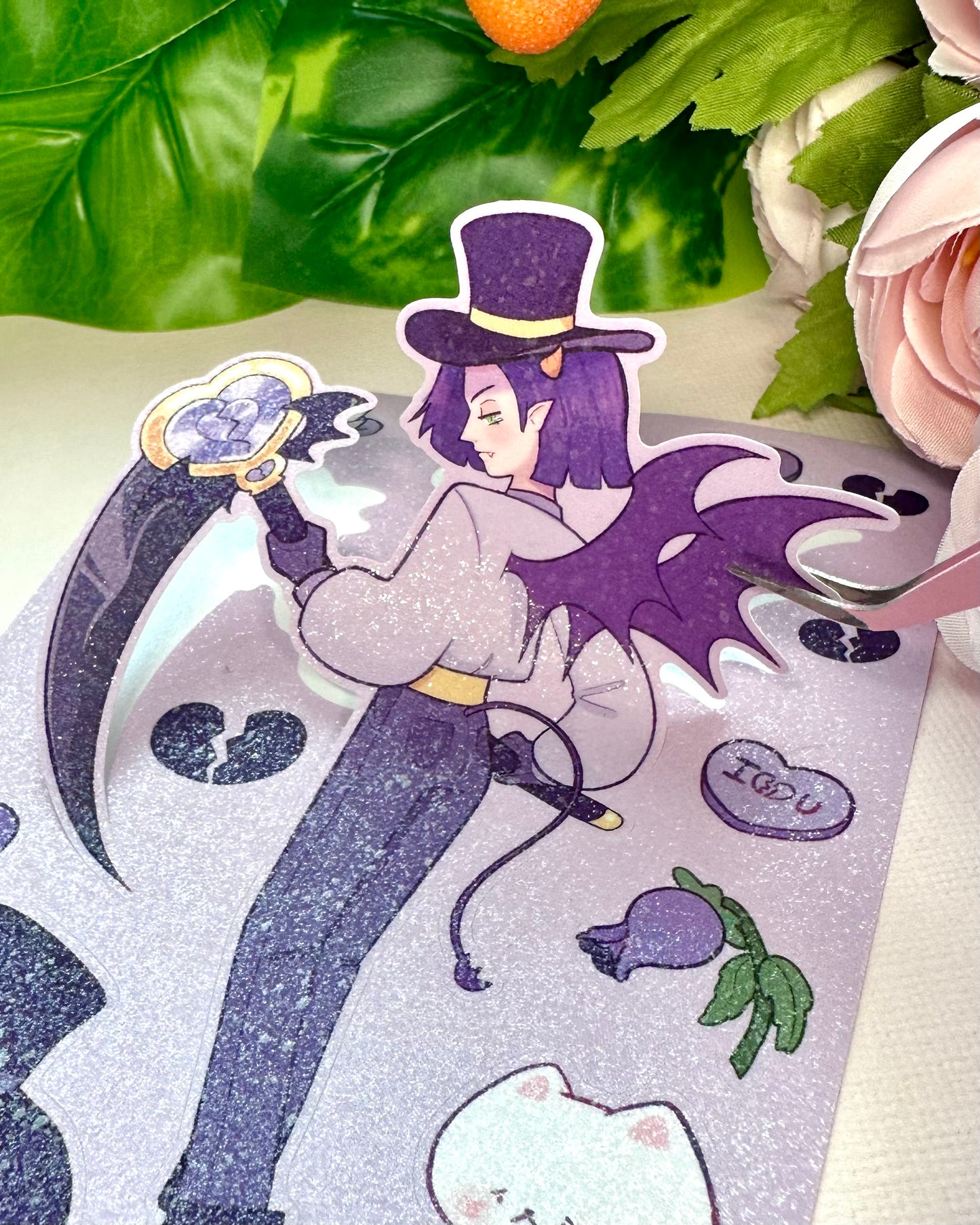 Valentine's day Cupids V.4 Art Print! 💗💔 Magical Girls V.4