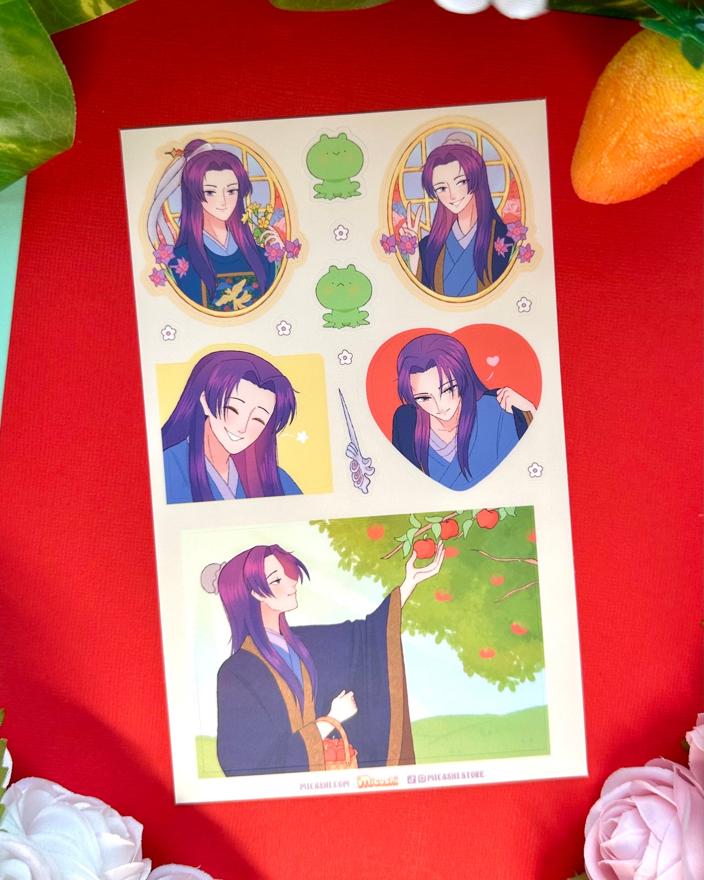 TAD Vinyl Sticker Sheets and Heart Buttons !