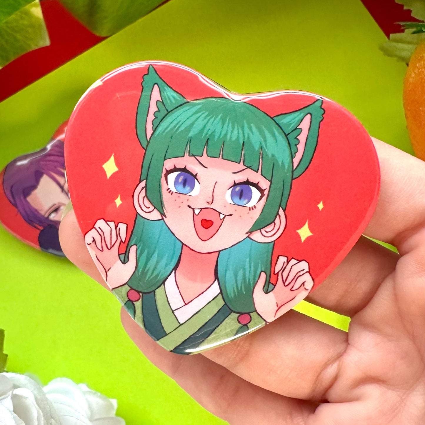 TAD Vinyl Sticker Sheets and Heart Buttons !