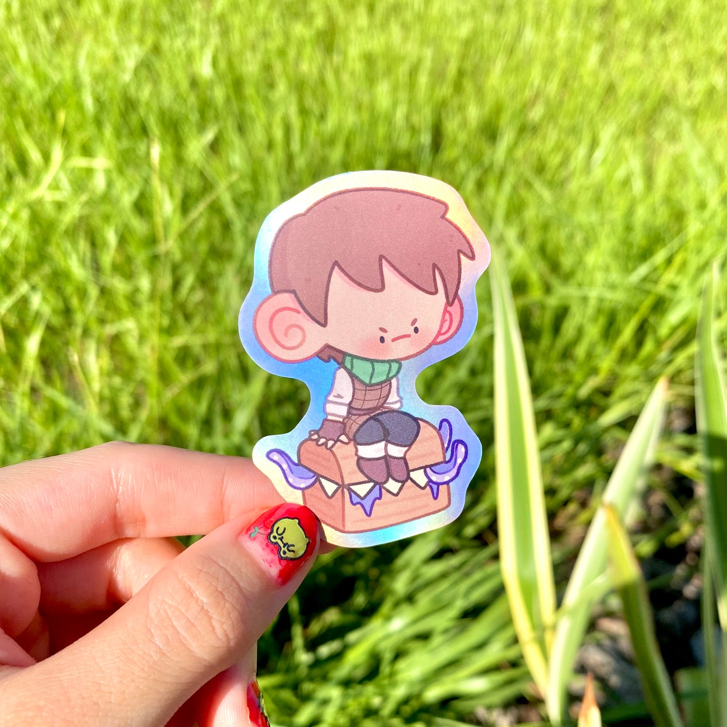 Delicious Holographic vinyl stickers!