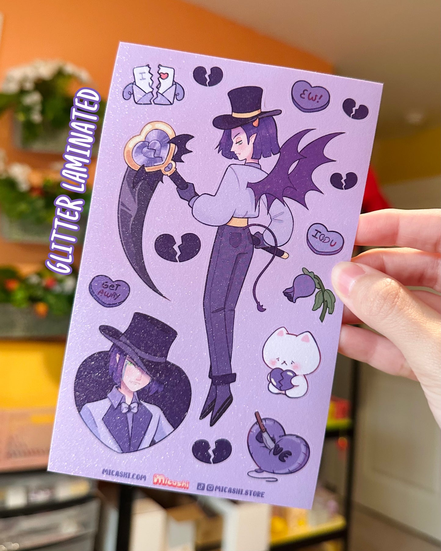 Valentine's day Cupids V.4 Art Print! 💗💔 Magical Girls V.4