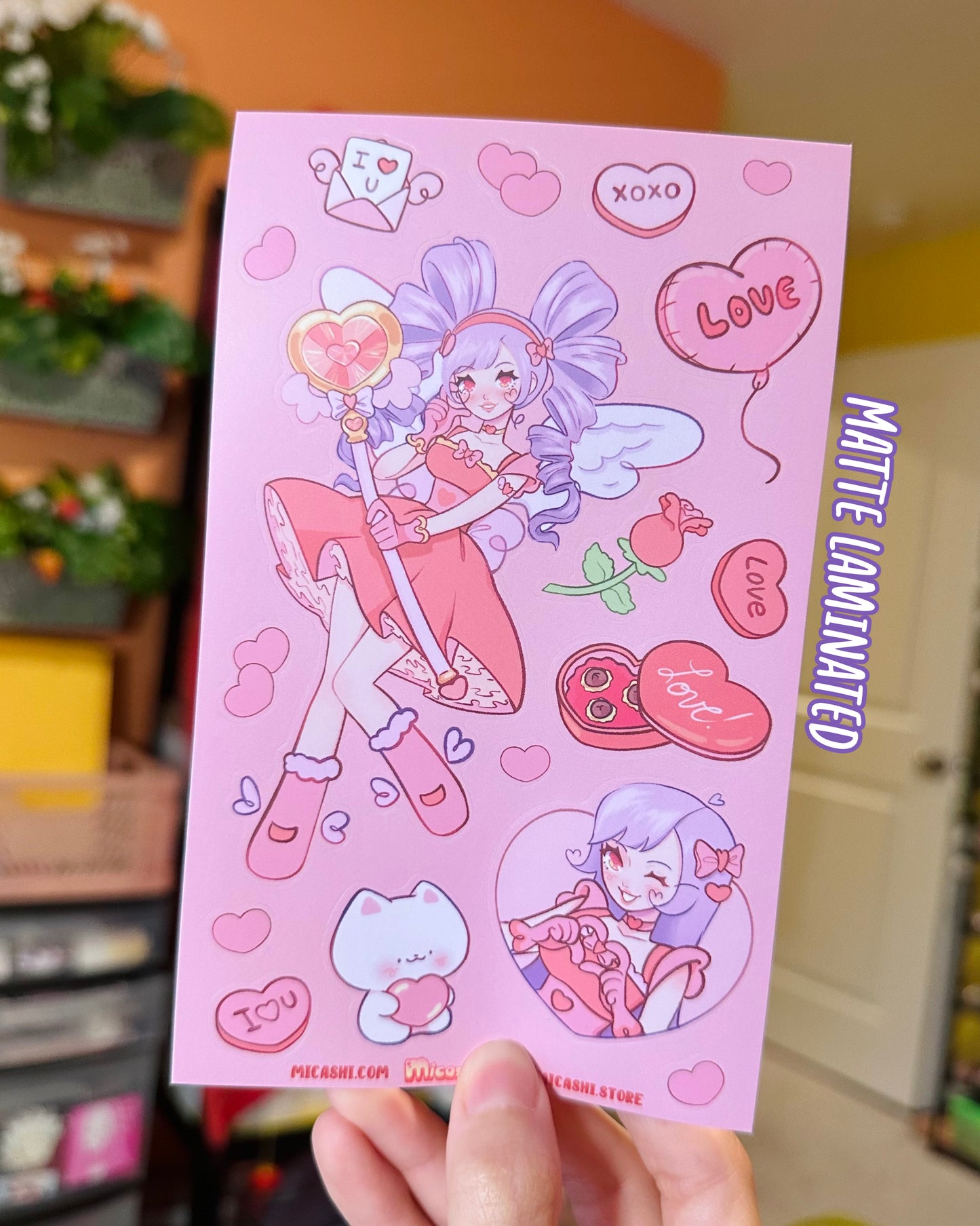 Valentine's day Cupids V.4 Art Print! 💗💔 Magical Girls V.4