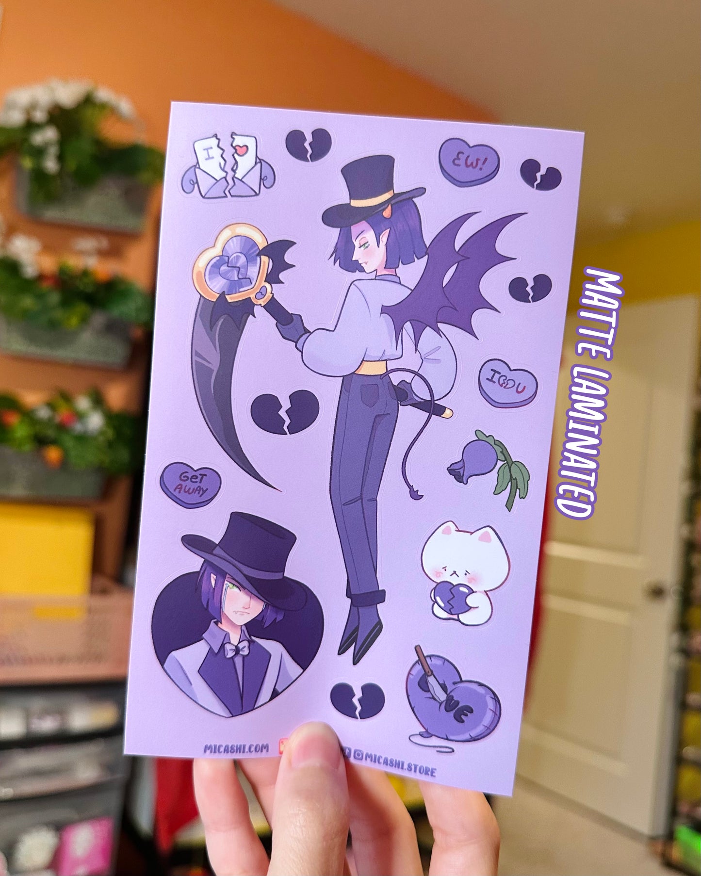 Valentine's day Cupids V.4 Art Print! 💗💔 Magical Girls V.4