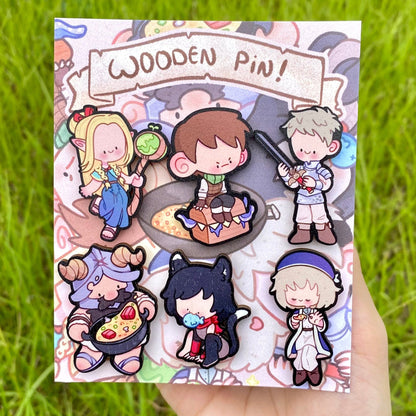 Dungeon Wooden Pins!