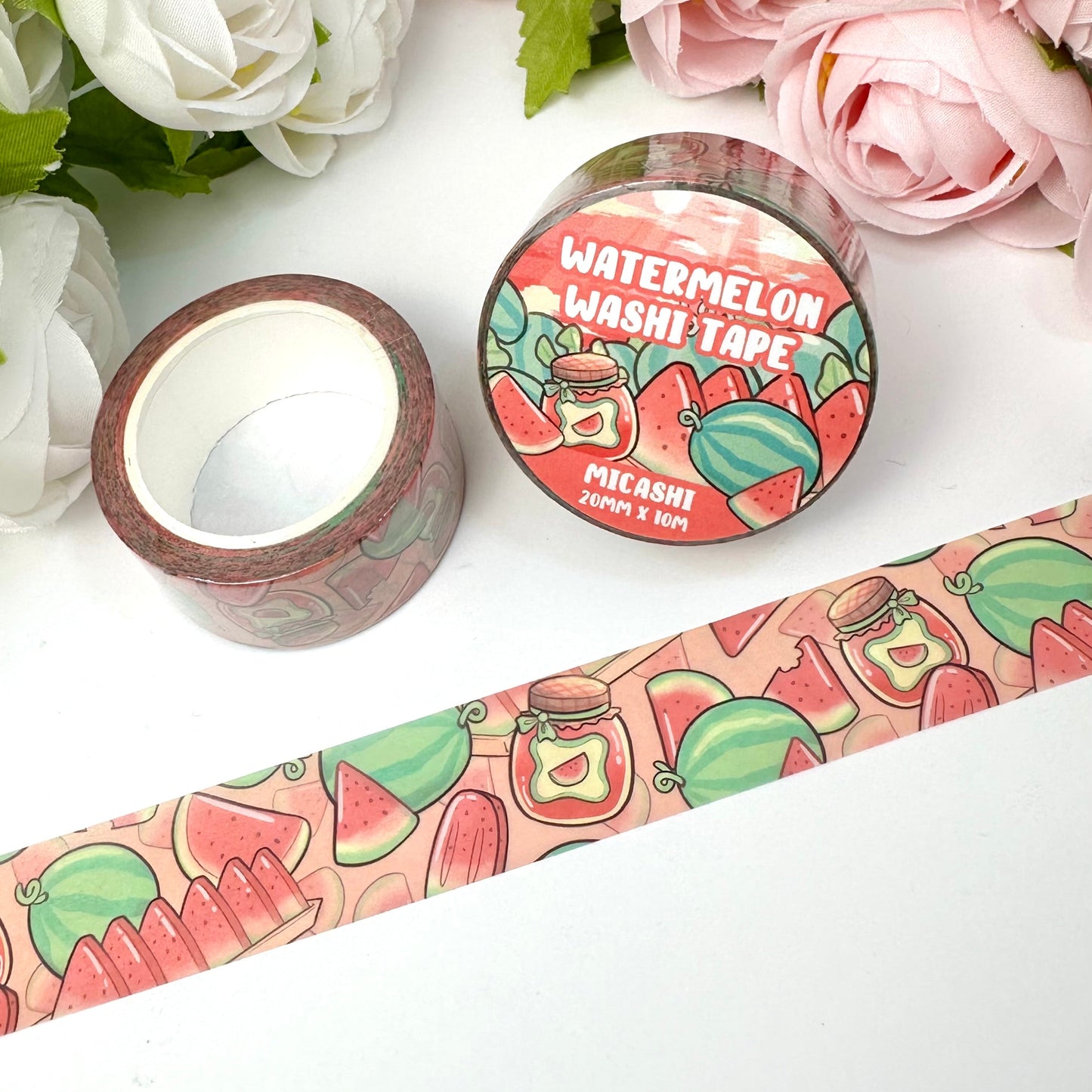 Cute Watermelon 🍉 Washi Tape