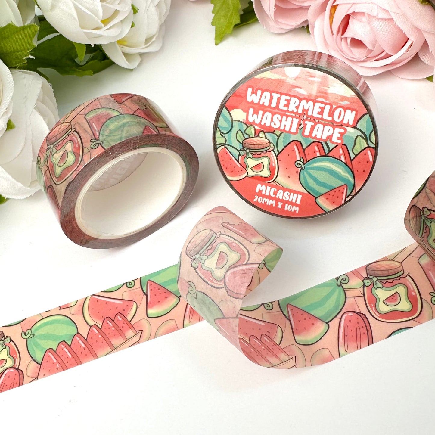 Cute Watermelon 🍉 Washi Tape